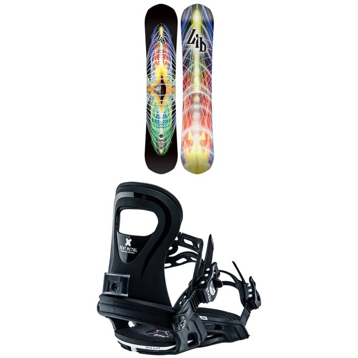 Lib Tech - T.Ripper C2 Snowboard + Bent Metal BMX Snowboard Bindings - Big Kids' 2024