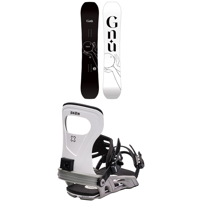 GNU - Gloss C2E Snowboard + Bent Metal Metta Snowboard Bindings - Women's 2024