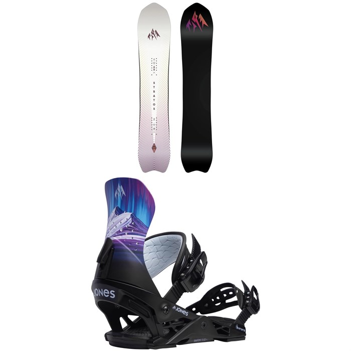 Jones - Stratos Snowboard + Aurora Snowboard Bindings - Women's 2024