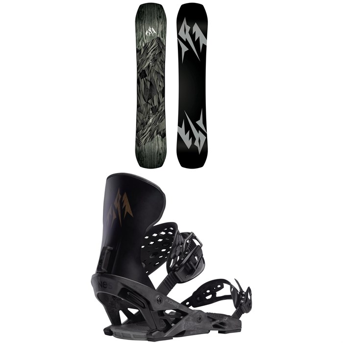Jones - Ultra Mountain Twin Snowboard + Apollo Snowboard Bindings 2024
