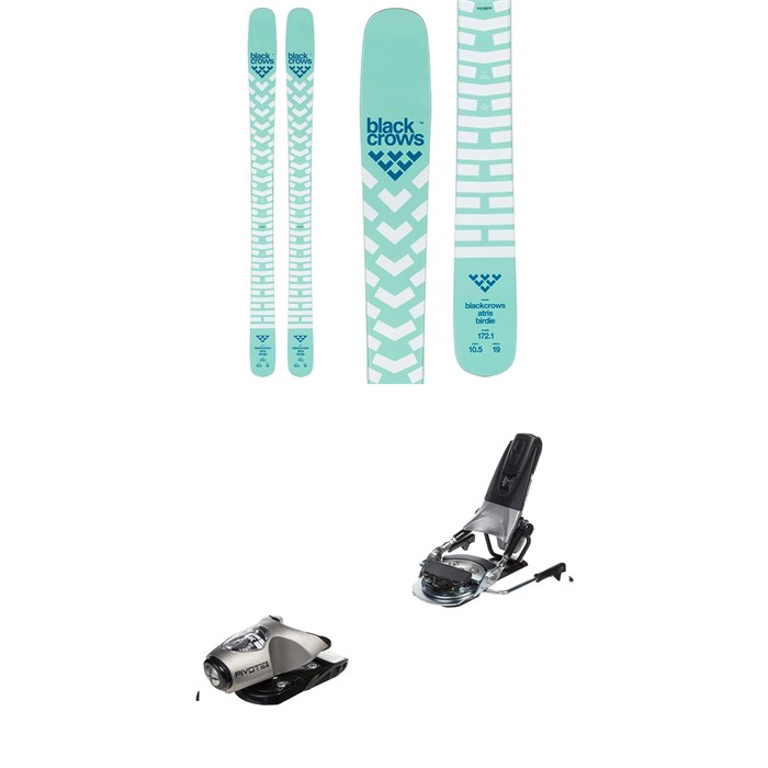 Black Crows Atris Birdie Skis + Look Pivot 15 GW Ski Bindings Women