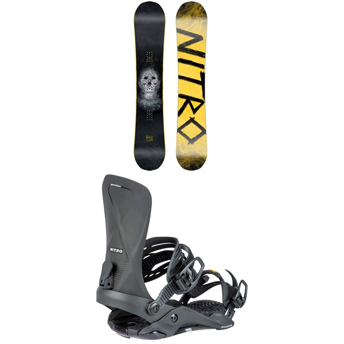 Nitro - Beast Snowboard + Phantom Snowboard Bindings 2024