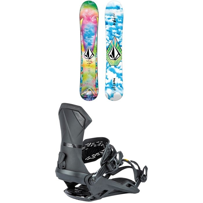 Nitro - Alternator X Volcom Snowboard + Team Snowboard Bindings 2024
