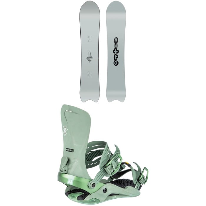Nitro - Nitro Dinghy Snowboard + Phantom Snowboard Bindings 2024