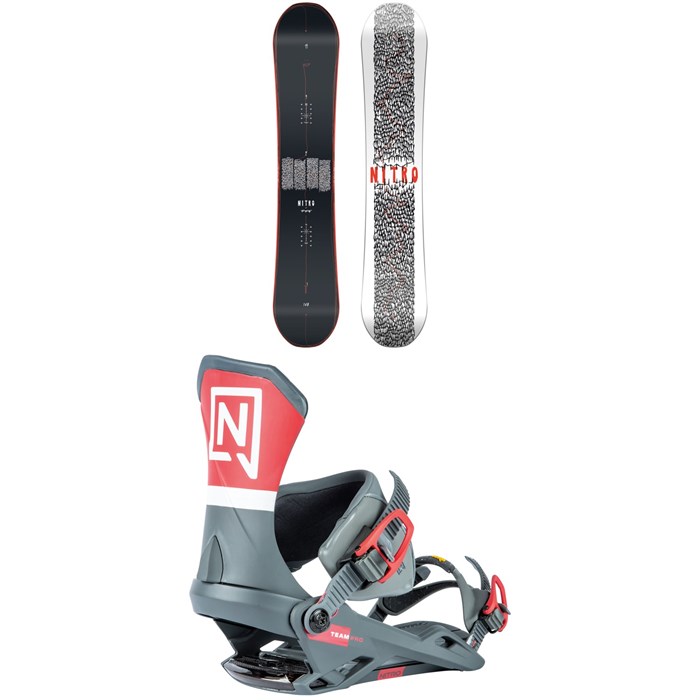 Nitro - T1 X FFF Snowboard + Team Pro Snowboard Bindings 2024