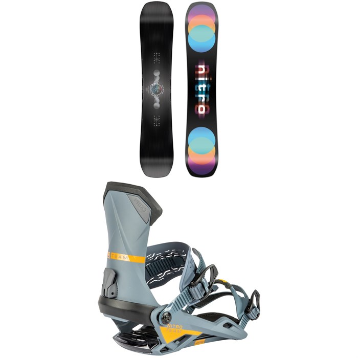 Nitro - Optisym Snowboard + Team Snowboard Bindings 2024