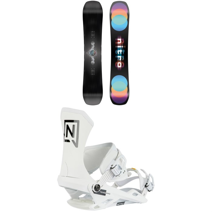 Nitro - Optisym Snowboard + Team Pro Snowboard Bindings 2024