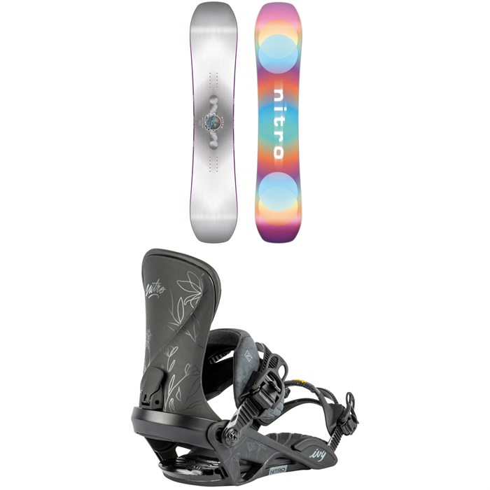Nitro - Optisym Snowboard + Ivy Snowboard Bindings - Women's 2024