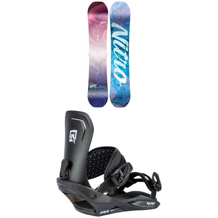 Nitro - Spirit Snowboard + Charger Snowboard Bindings - Kids' 2024