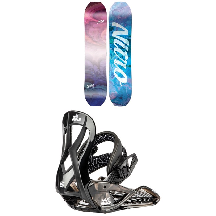 Nitro - Spirit Snowboard + Nitro Micro Charger Snowboard Bindings - Little Kids 2024