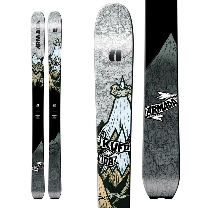 Armada Kufo 108 Skis + Tyrolia Attack 13 Ski Bindings 2017 - Used | evo