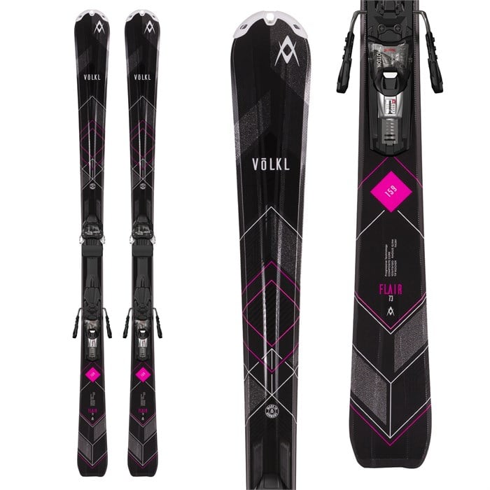 Völkl - Flair 73 Skis + vMotion 10 GW Bindings 2017 - Used