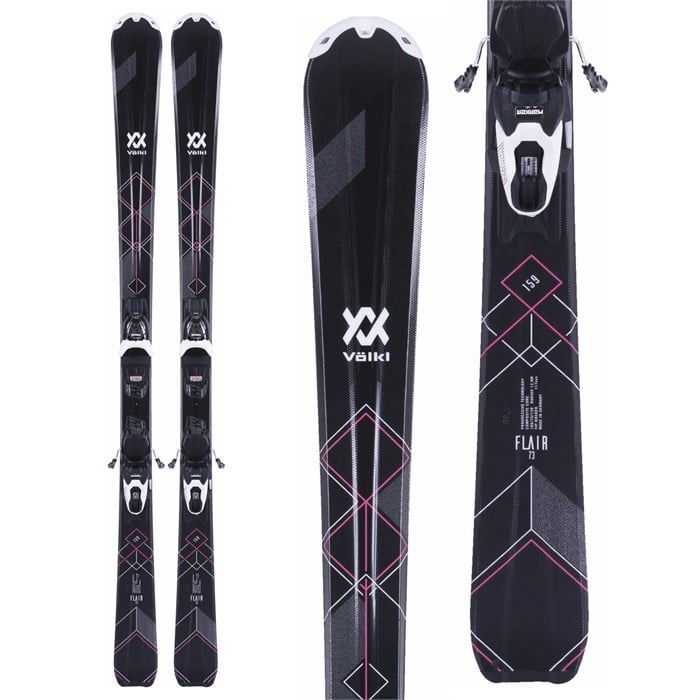 Völkl - Flair 73 Skis + vMotion 10 GW Bindings 2018 - Used