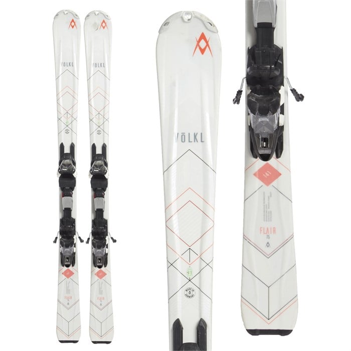 Völkl - Flair 75 Skis + 4Motion 10.0 Bindings 2017 - Used