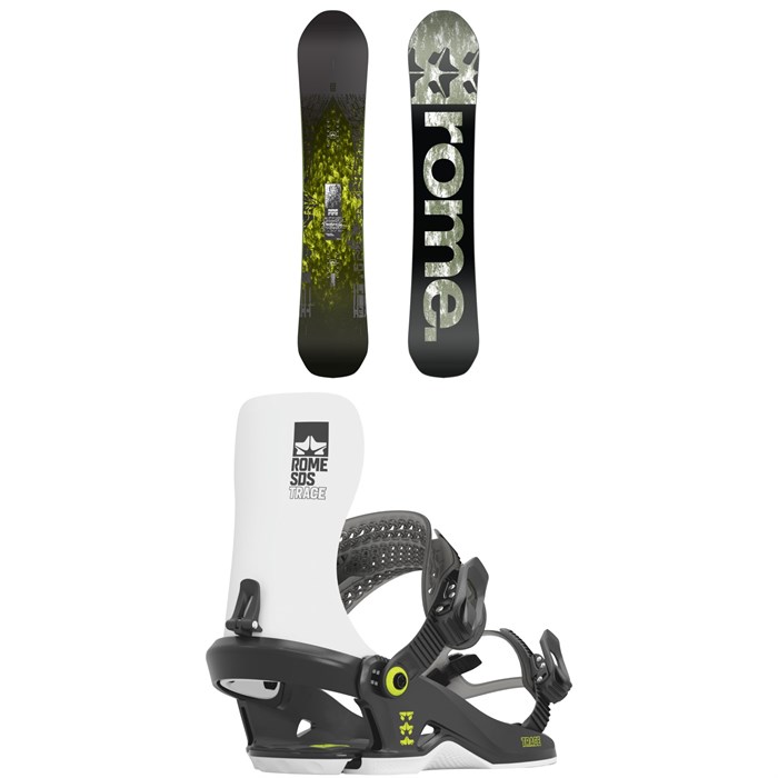 Rome - Freaker Snowboard + Trace Snowboard Bindings 2024