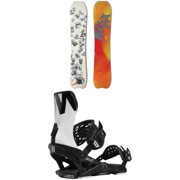 Yes. - Warca UnInc JPS Snowboard + Now Select Snowboard Bindings 2024