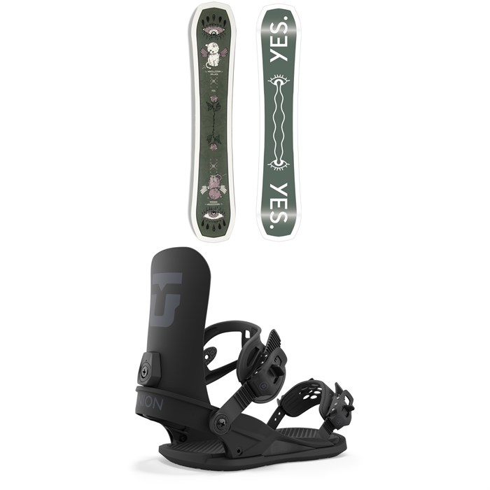 Yes. - Rival Snowboard + Union Legacy Snowboard Bindings - Women's 2024