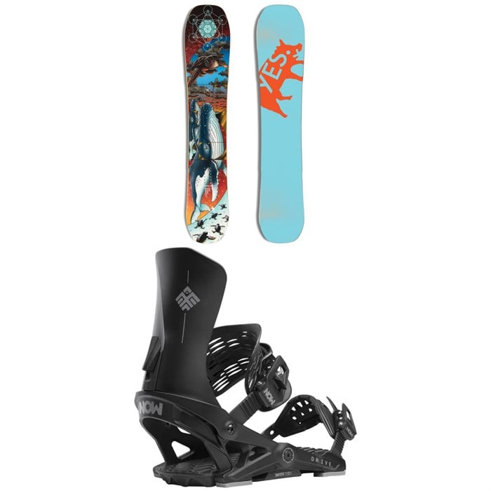 Yes. - Yes. PYL UnInc DCP Snowboard + Now Drive Snowboard Bindings 2024