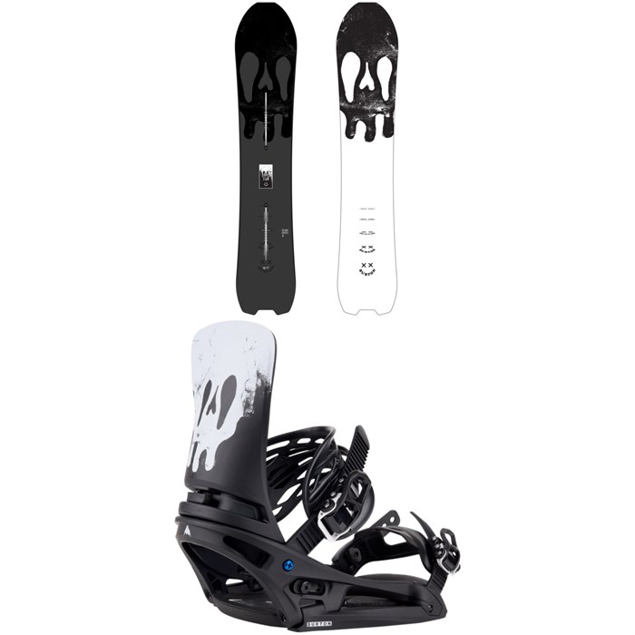Burton - Skeleton Key Snowboard + Cartel X EST Snowboard Bindings
