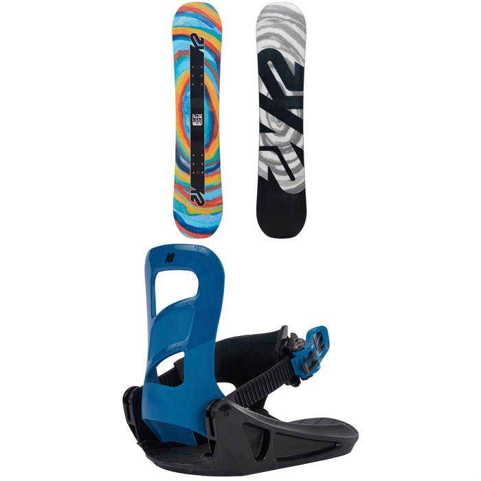 K2 - Lil Mini Snowboard + Mini Turbo Snowboard Bindings - Little Boys' 2024
