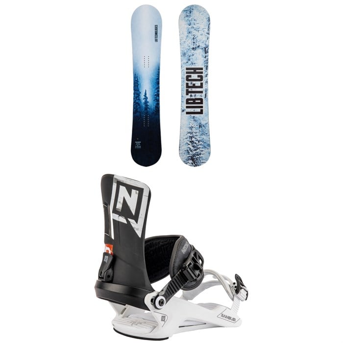 Lib Tech - Cold Brew C2 Snowboard + Nitro Rambler Snowboard Bindings 2023