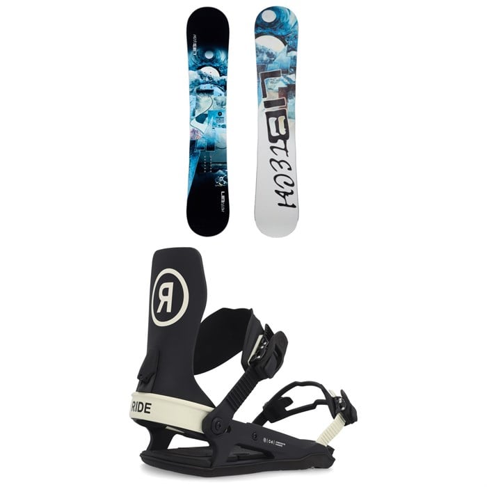 Lib Tech - Skate Banana BTX Snowboard + Ride C-6 Snowboard Bindings 2023