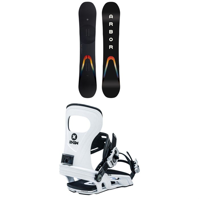 Arbor - Formula Rocker Snowboard + Bent Metal Joint Snowboard Bindings 2023