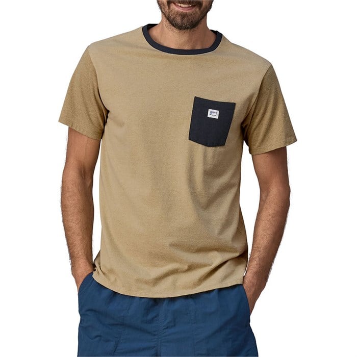 Patagonia - Patagonia Shop Sticker Pocket Responsibili T-Shirt - Men's