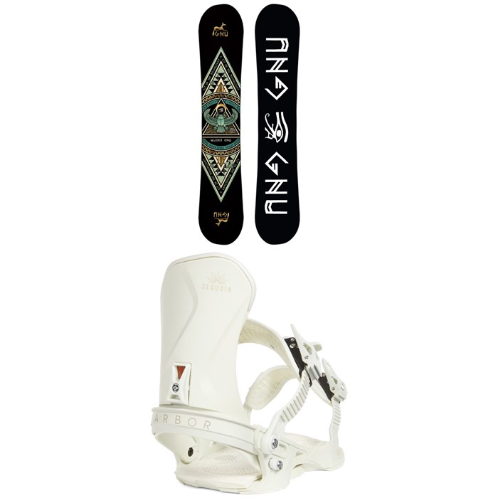 GNU - Asym Ladies Choice C2X Snowboard + Arbor Sequoia LTD Snowboard Bindings - Women's 2023