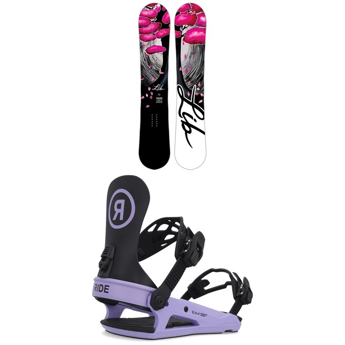 Lib Tech - Cortado C2 Snowboard + Ride CL-4 Snowboard Bindings - Women's