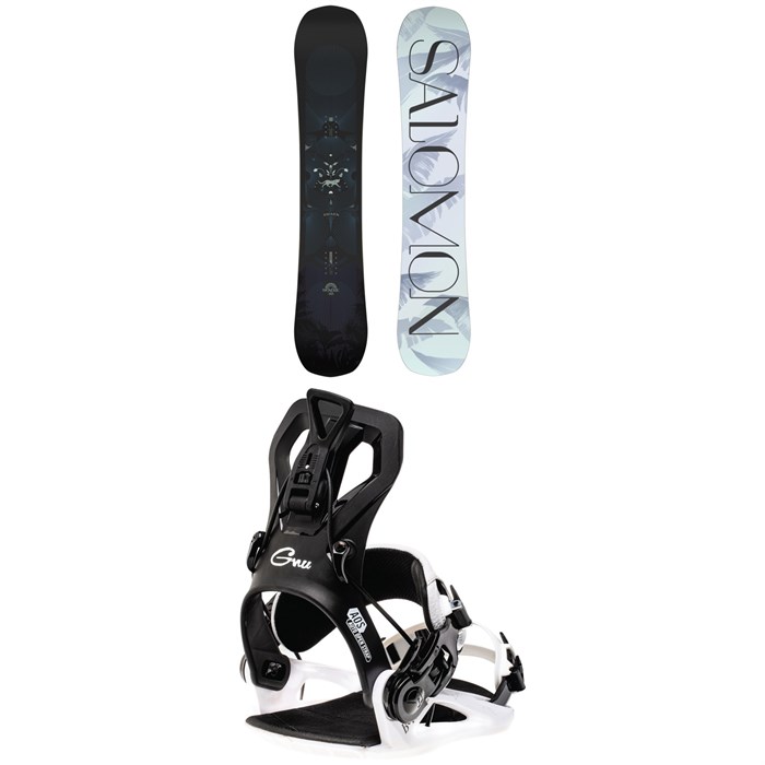 Salomon - Salomon Wonder Snowboard + GNU B-Real Snowboard Bindings - Women's 2023