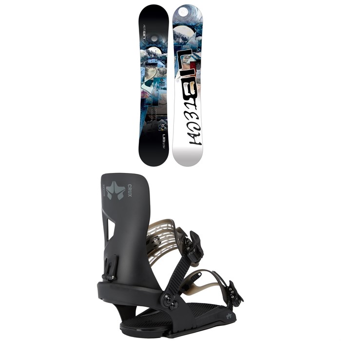 Lib Tech - Lib Tech Skate Banana BTX Snowboard - Blem + Rome Crux SE Snowboard Bindings