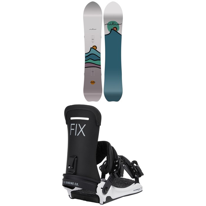Nitro - Drop Snowboard + Fix Opus Ltd Snowboard Bindings - Women's 2023