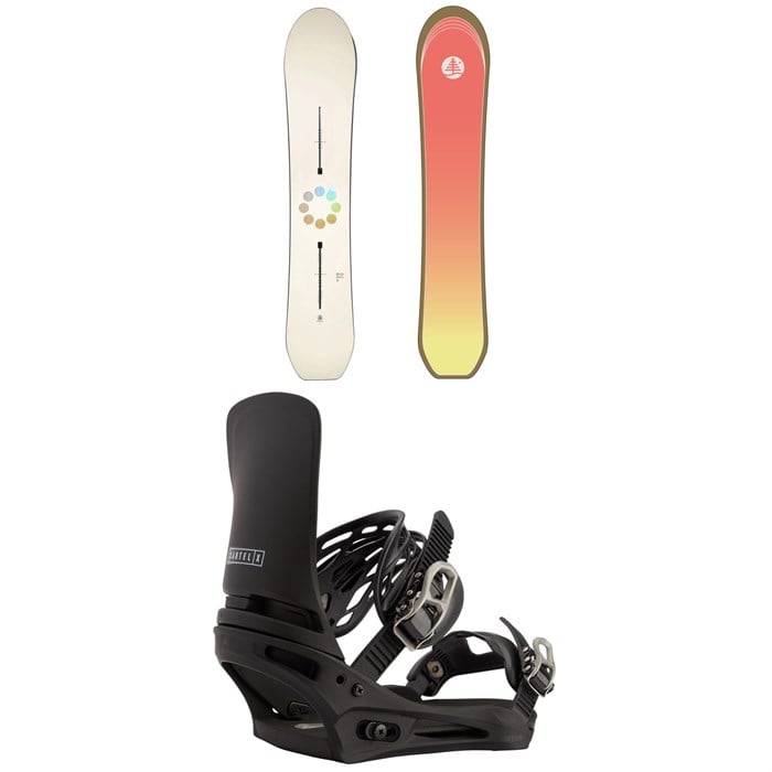 Burton - Family Tree Gril Master Snowboard + Cartel X Snowboard Bindings
