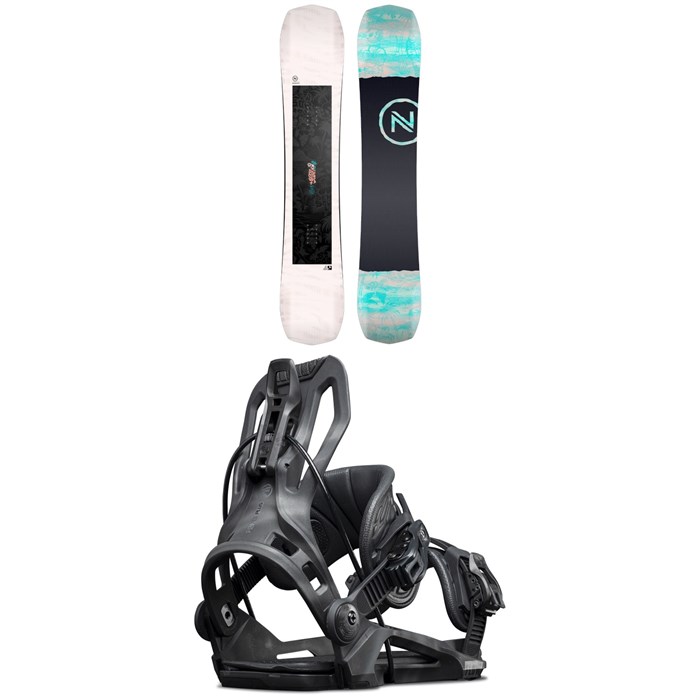 Nidecker - Sensor Plus Snowboard + Flow Fenix Plus Fusion Snowboard Bindings 2024