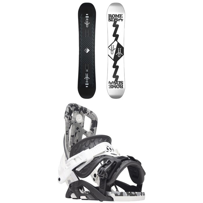 Rome - Artifact Pro Snowboard + Flow Fuse Snowboard Bindings 2024