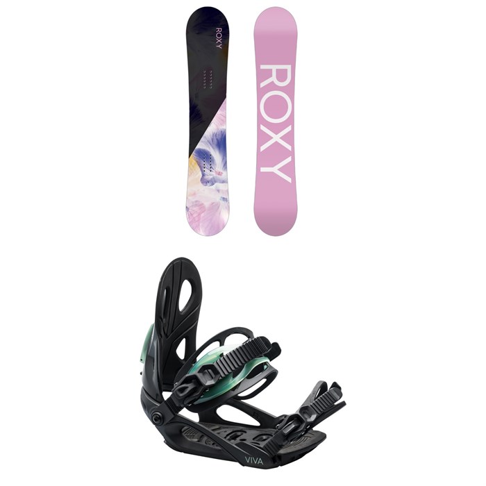 Roxy - Dawn Snowboard + Viva Snowboard Bindings - Women's 2024