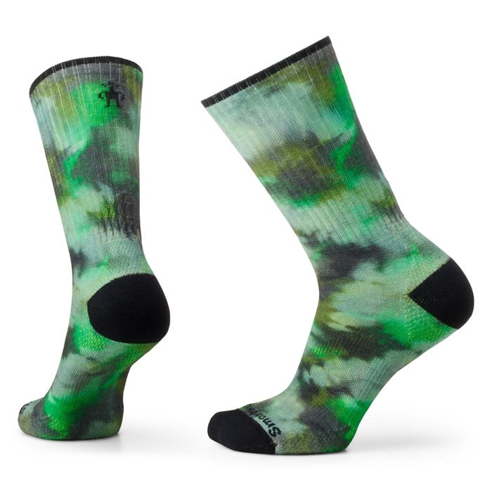 Smartwool - Athletic Far Out Tie Dye Print Crew Socks - Unisex