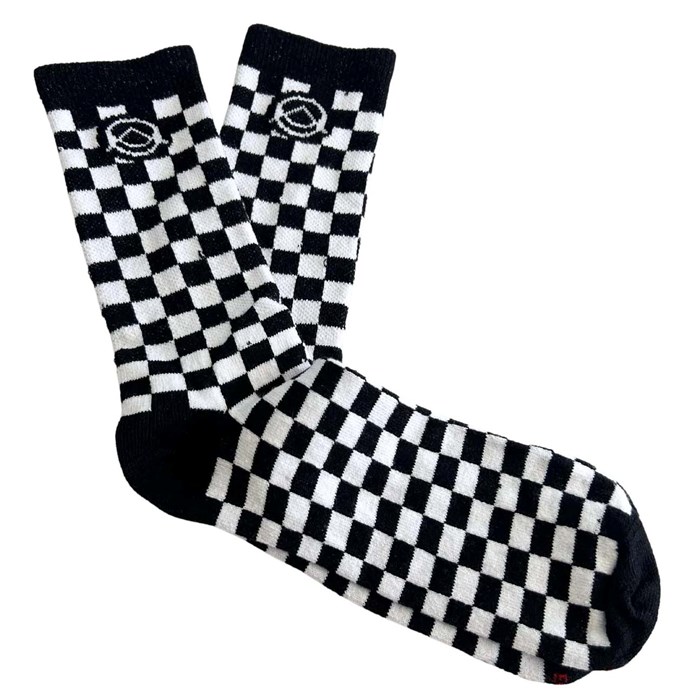 Cosmic Dirt - Checkerboard Crew Socks