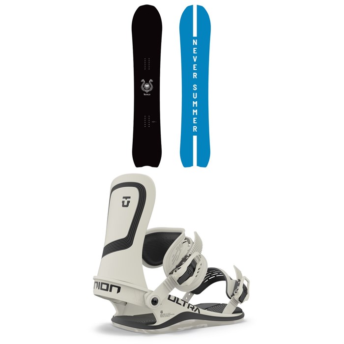 Never Summer - Never Summer Valhalla Snowboard + Union Ultra Snowboard Bindings 2024