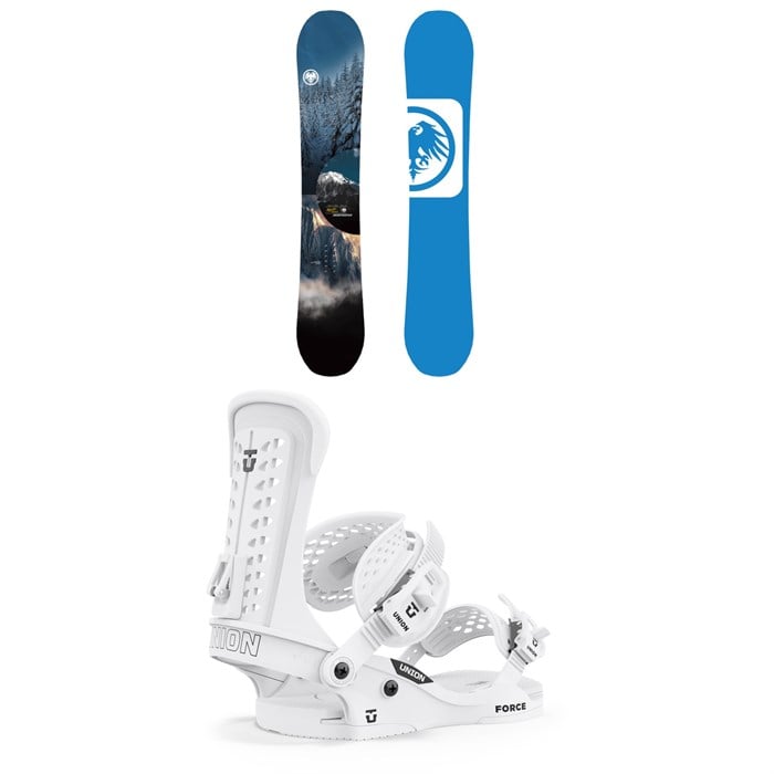 Never Summer - Snowtrooper Snowboard + Union Force Classic Snowboard Bindings 2024