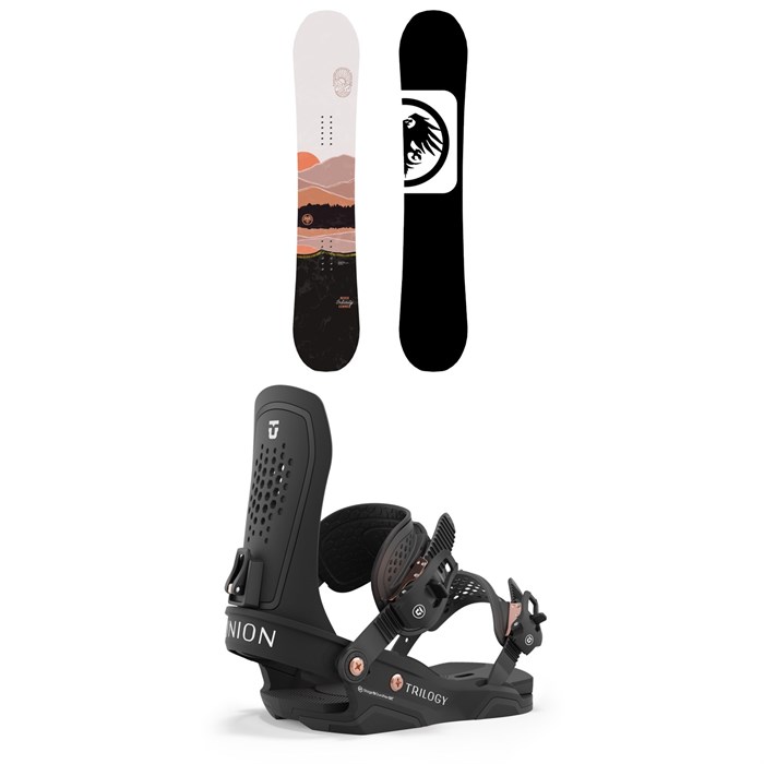 Never Summer - Never Summer Infinity Snowboard + Union Trilogy Snowboard Bindings - Women's 2024