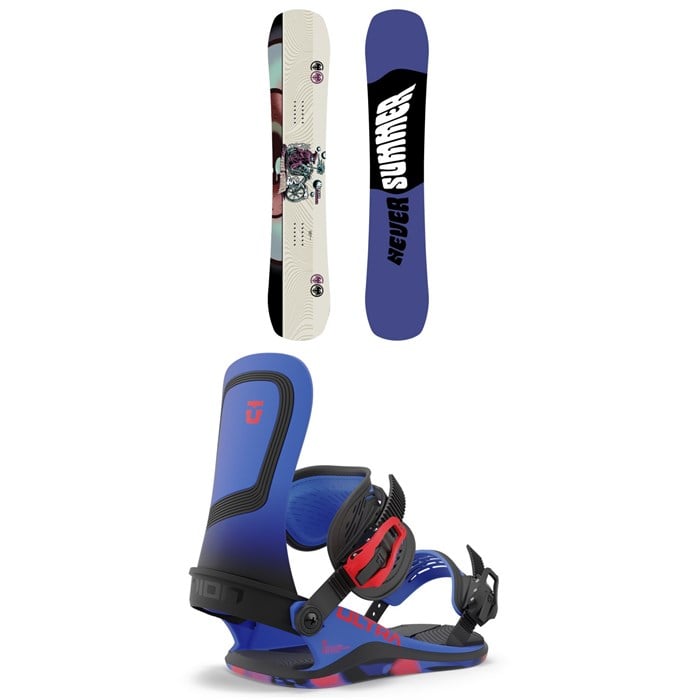 Never Summer - Proto Slinger Snowboard + Union Ultra Snowboard Bindings 2024