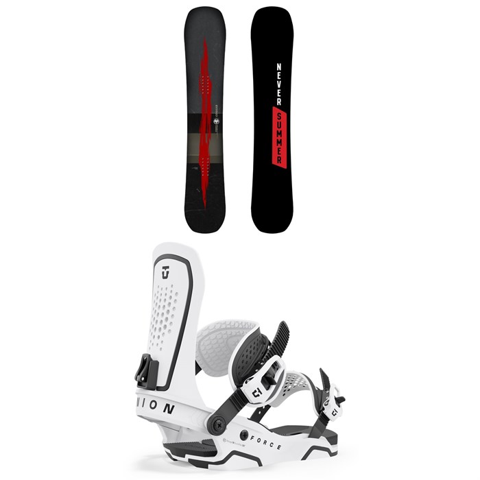 Never Summer - Never Summer Cougar X Snowboard + Union Force Snowboard Bindings 2024