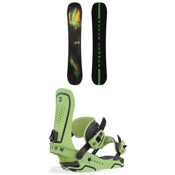Never Summer - Never Summer Proto FR X Snowboard + Union Force Snowboard Bindings 2024