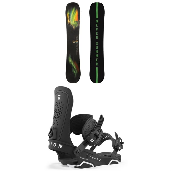 Never Summer - Never Summer Proto FR DF Snowboard + Union Force Snowboard Bindings 2024