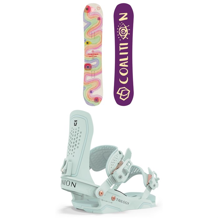 Coalition Snow - Coalition Snow Queen Bee Snowboard + Union Trilogy Snowboard Bindings - Women's 2024
