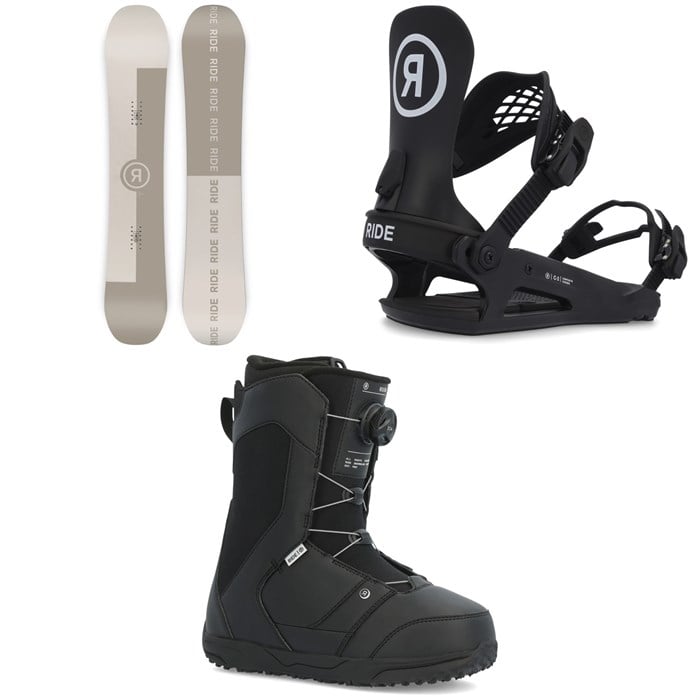Ride - Agenda Snowboard + C-2 Snowboard Bindings + Rook Snowboard Boots 2024