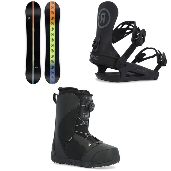 Ride - Heartbreaker Snowboard + CL-4 Snowboard Bindings + Harper Snowboard Boots - Women's 2024