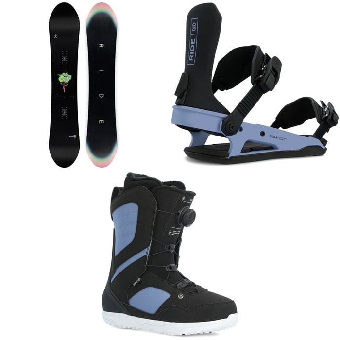 Ride - Saturday Snowboard + CL-6 Snowboard Bindings + Sage Snowboard Boots - Women's 2024